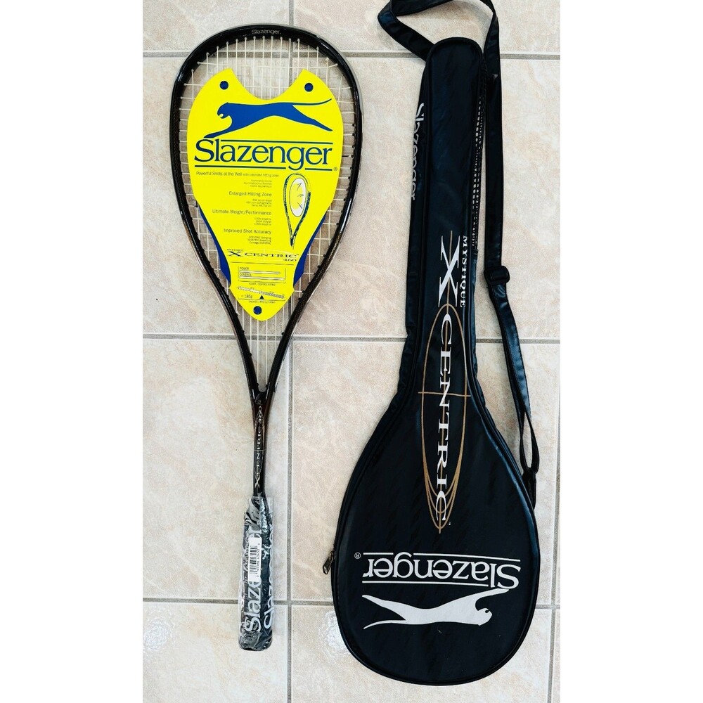 SLAZENGER Squash Racket XCentric 460 Racquet New WITH COVER